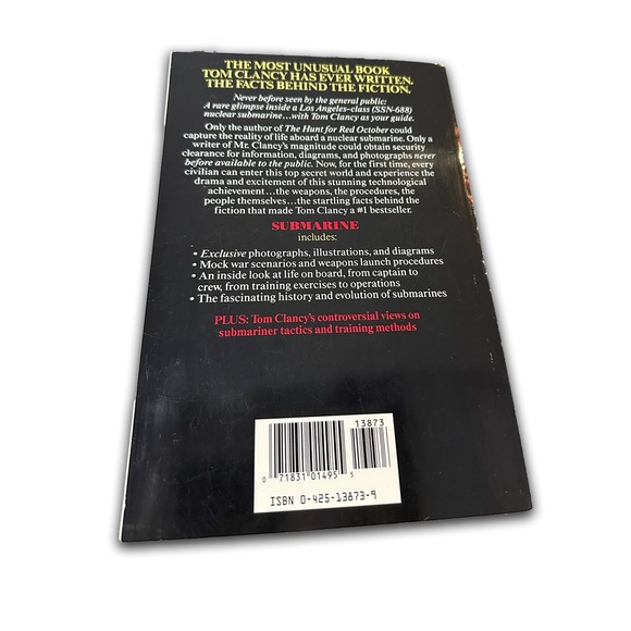 ⚡️3/$15⚡️ Submarine: A guided tour inside a nuclear warship by Tom Clancy - Picture 3 of 3